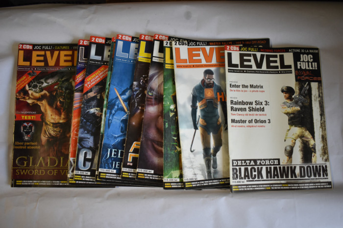 lot 13 reviste Level 2004-2004 gaming