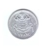 Moneda Monaco 1 franc 1943, stare buna, curata, Europa, Aluminiu