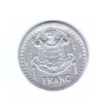 Moneda Monaco 1 franc 1943, stare buna, curata