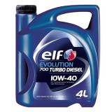Ulei motor Elf Evolution 700 Turbo Diesel 10W40, 4L, semi-sintetic, protectie uzura, curatare motor, lubrifiere optima, economie combustibil