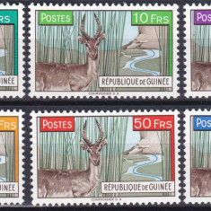 DB1 Fauna Africana Guineea 6 v. MNH