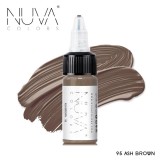 Tus Micropigmentare NUVA Colors 15ml: 95 Ash Brown, Microblading, Eyeliner, Sprancene - Pigment Profesional