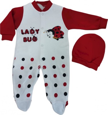 Set salopetă și căciuliță Lady Bug - 6 luni foto