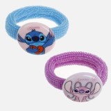 Elastice de par frotte cu personaj Stitch si glitter, set 2 bucati, CMCLASS, accesorii copii
