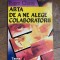 Eugen Chicos Arta de a ne alege colaboratorii