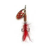 Linguri&Aring;&pound;a rotativa Lucky John Spin-X Round 04 / 11gr / CR