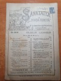 Sanatatea si viata fericita 1-15 septembrie 1921-revista de medicina populara