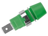 Soclu Banană Verde 4mm 32A 1kV
