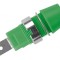 Soclu Banană Verde 4mm 32A 1kV