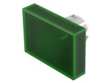 Lentilă pentru buton 16mm verde
