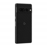 Cumpara ieftin Set Doua Folii Skin Acoperire 360 Compatibile cu Google Pixel 7 Pro Wrap Skin Texture Carbon Black, Negru, Oem