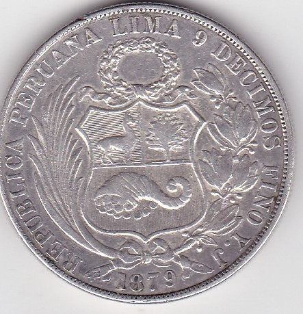 Peru 1 sol 1879 YJ