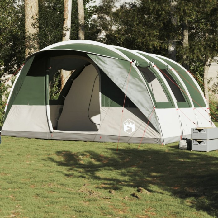 Gossi cort de camping tunel pentru 5 persoane, verde, impermeabil
