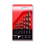 Set de 6 burghii pentru metal;hss;otel 4341;135&deg;; 3*61,4*75,4.5*80,5*86,6*93,7*109,8*117,10*133mm