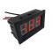 Voltmetru digital leduri rosii, 4.5 - 30 V, carcasa culoare neagra, 3 fire