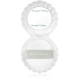 EcoTools Sea Gems Pearl Puff + Case oglinda cosmetica cu puf pentru pudră 1 buc
