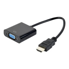 Gembird A HDMI VGA 04 Adaptor HDMI VGA 1920 1200 Negru