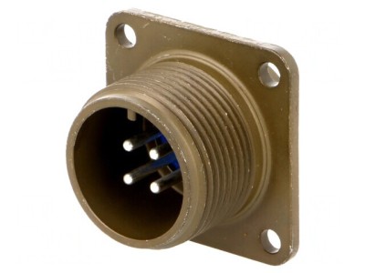 Conector Circular 14S Aliaj Aluminiu Oliv foto