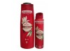 Gel de dus si sampon 3 in 1 Old Spice Oasis pentru corp, par si fata, 400 ml + Deodorant spray Old Spice Oasis, 150 ml