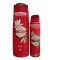 Gel de dus si sampon 3 in 1 Old Spice Oasis pentru corp, par si fata, 400 ml + Deodorant spray Old Spice Oasis, 150 ml