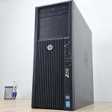 Unitate PC Refurbished, HP Z420 TOWER Workstation, Procesor XEON E5 1620 V2, Memorie RAM 16 GB, SSD 256 GB NOU, Windows 10 Pro, Placa video Nvidia NVS