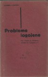 C9050N Probleme logojene de Valeriu Străinu, 1942, Editura autorului