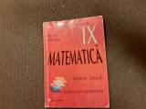 MATEMATICA MANUAL PENTRU CLASA A IX A MARIUS BURTEA