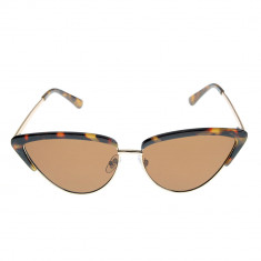 Ochelari de soare cat-eye cu model animal print UV400