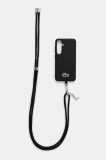 Lacoste Husă pentru telefon Samsung Galaxy S25 culoarea negru, LCHMBCS25SPVCK