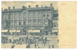 188 - ARAD, Market, Shopping street, Litho, Romania - old postcard - unused