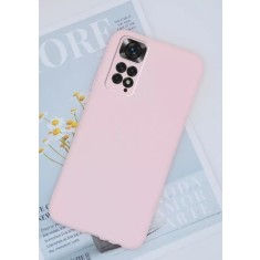 Husa silicon compatibila cu Xiaomi Redmi Note 11 4G Roz