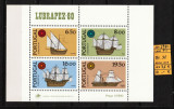 Portugalia, 1980 | Expo Lubrapex Lisabona &#039;80 - Navigaţie, Corăbii | MNH | aph