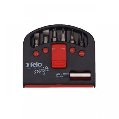 Set Swift 7 biti (drept, PH si PZ) &quot;Swift&quot;, cu adaptor, in cutie, L= 25 mm, Felo