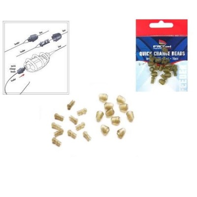 FALCON FEEDER QUICK CHANGE BEADS S 10 BUC PLIC foto