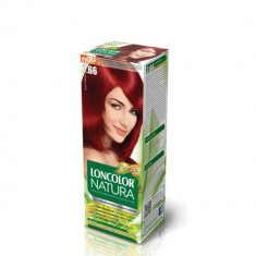 Vopsea de Par Permanenta LONCOLOR Natura 7.66, Rosu Intens, 100 ml, Vopsea Par LONCOLOR, Vopsea Permanenta Par LONCOLOR, Vopsea Naturala, Vopsea Natur