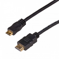Cablu AKYGA AK-HD-10M HDMI Male - miniHDMI Male 1m Negru foto