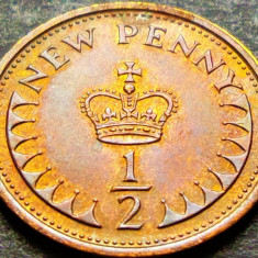 Moneda 1/2 NEW PENNY - ANGLIA, anul 1976 * cod 1445 A = A.UNC