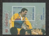 Romania 2001 - #1549 Hagi 17 Ani Sub Tricolor S/S 1v MNH, Nestampilat