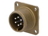 Conector circular tată 6 pini, 13A, argintat - AMPHENOL 97-3102A-14S-6P