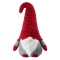 Figurină Decorativă Crăciun, Gnome, Gri, Căciulă Roșie, 80cm