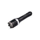 Electrosoc Metalic Lanterna 10000KV HY-8810, Reglaj Focus, Autoaparare, Snur Prindere, Led 230 Lumeni, Duraluminiu, Priza, 19cm