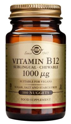 Vitamina B-12 1000mg Solgar 100tbl foto