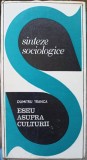 Eseu Asupra Culturii - Dumitru Tranca, 1969, Editura Stiintifica, Sociologie, 109 Pagini, Romana