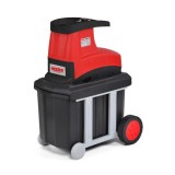 Tocator pentru crengi si resturi vegetale, HECHT 6280 XL Silent, motor electric, putere 2800 W, diametru maxim de taiere crengi 4.5 cm, cutie 60 litri