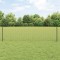 vidaXL Set Gard de Pui Gri 25 x 0,5 m Oțel, PVC