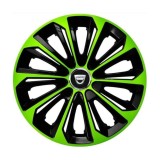 Set 4 capace roti Extra strong green R14 pentru gama auto Dacia, Autohelix MSA