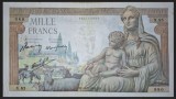 1000 franci 1942 Franta, 1000 francs 1942, mari dimensiuni 190 &times; 115 mm, N.85 980 002112980