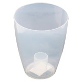 Ghiveci din plastic Miltonia, pentru orhidee, transparent, D 16.3 cm