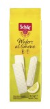 Napolitane cu crema de lamaie fara gluten Wafers Limone, 125g, Schar