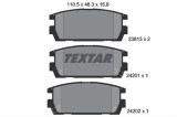 Set placute frana TEXTAR 2381301